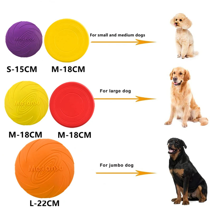 Disco Voador para Cães – Resistente à Mordida | Brinquedo Interativo para Treinamento e Atividades ao Ar Livre